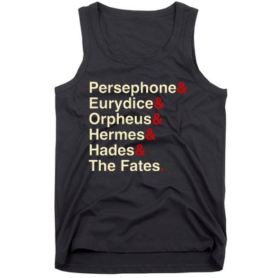 Hades Orpheus And Eurydice Musical Theatre Tank Top