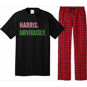 Harris. Obviously. A Vote For 2024 President Kamala Harris Pajama Set