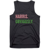 Harris. Obviously. A Vote For 2024 President Kamala Harris Tank Top