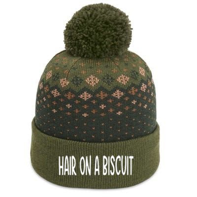 Hair On A Biscuit The Baniff Cuffed Pom Beanie