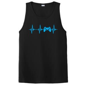 Heartbeat Of A Gamer Cute Gift Gaming Funny Gift Gamer Cool Gift PosiCharge Competitor Tank