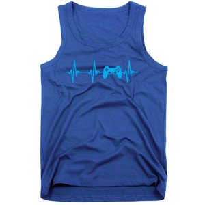 Heartbeat Of A Gamer Cute Gift Gaming Funny Gift Gamer Cool Gift Tank Top