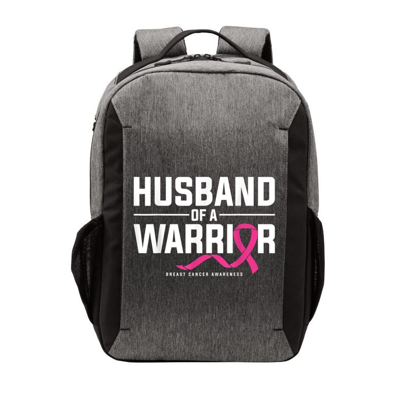 Husband Of A Warrior Breast Cancer Awareness Vector Backpack