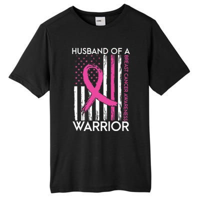 Husband Of A Warrior Breast Cancer Awareness Support Squad Tall Fusion ChromaSoft Performance T-Shirt