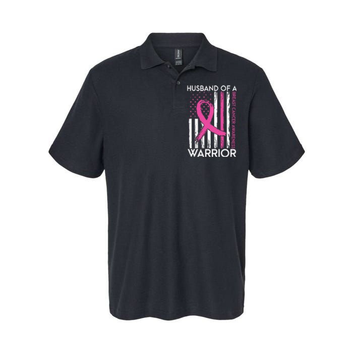 Husband Of A Warrior Breast Cancer Awareness Support Squad Softstyle Adult Sport Polo