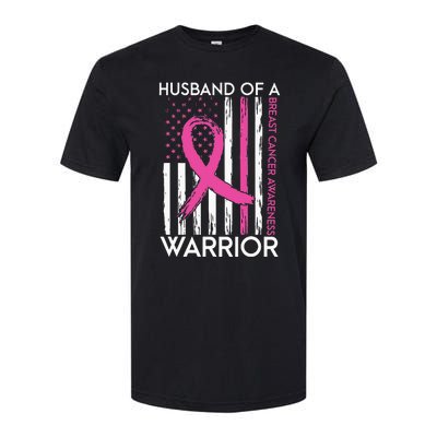 Husband Of A Warrior Breast Cancer Awareness Support Squad Softstyle CVC T-Shirt