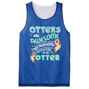 Hilarious Otters Are Awesome Gift Design 4 Otter Fans Design Gift Mesh Reversible Basketball Jersey Tank