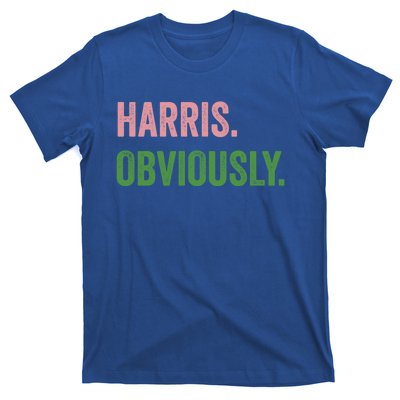 Harris Obviously A Vote For 2024 President Kamala Harris Gift T-Shirt