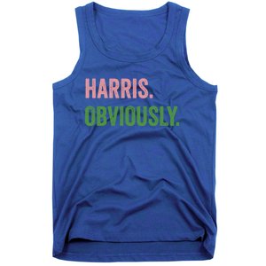 Harris Obviously A Vote For 2024 President Kamala Harris Gift Tank Top