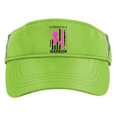 Husband Of A Warrior Breast Cancer Awareness Adult Drive Performance Visor