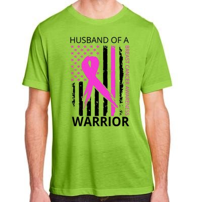 Husband Of A Warrior Breast Cancer Awareness Adult ChromaSoft Performance T-Shirt