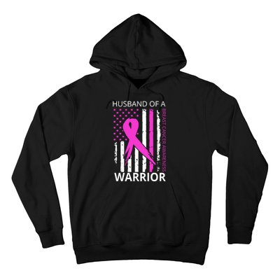 Husband Of A Warrior Breast Cancer Awareness Hoodie