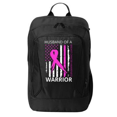 Husband Of A Warrior Breast Cancer Awareness City Backpack