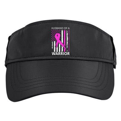 Husband Of A Warrior Breast Cancer Awareness Adult Drive Performance Visor