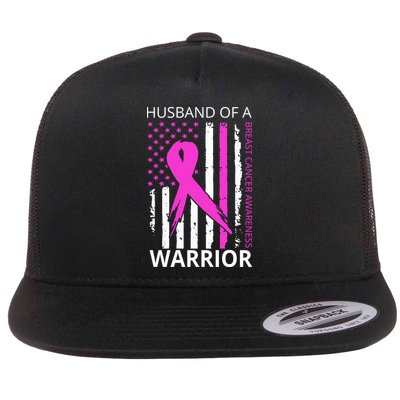 Husband Of A Warrior Breast Cancer Awareness Flatbill Hat