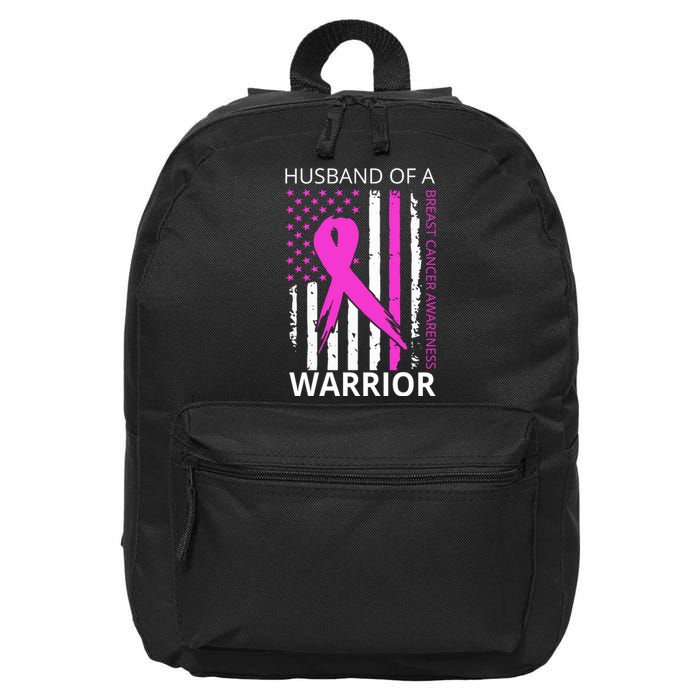 Husband Of A Warrior Breast Cancer Awareness 16 in Basic Backpack