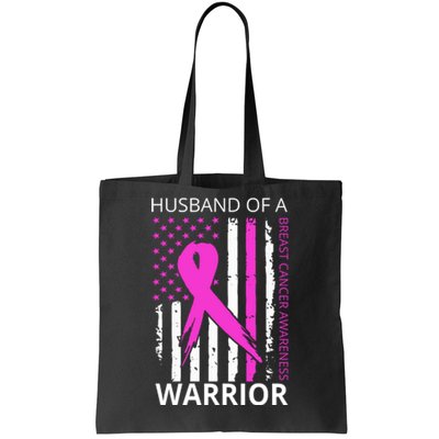 Husband Of A Warrior Breast Cancer Awareness Tote Bag