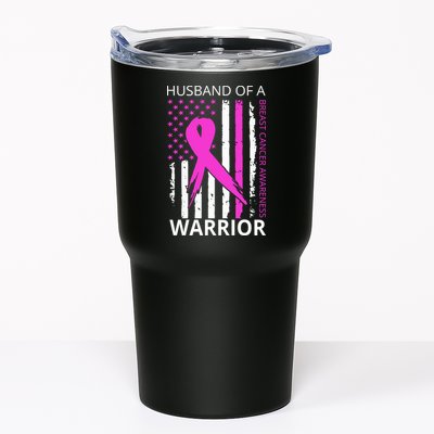 Husband Of A Warrior Breast Cancer Awareness Tumbler