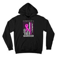 Husband Of A Warrior Breast Cancer Awareness Tall Hoodie