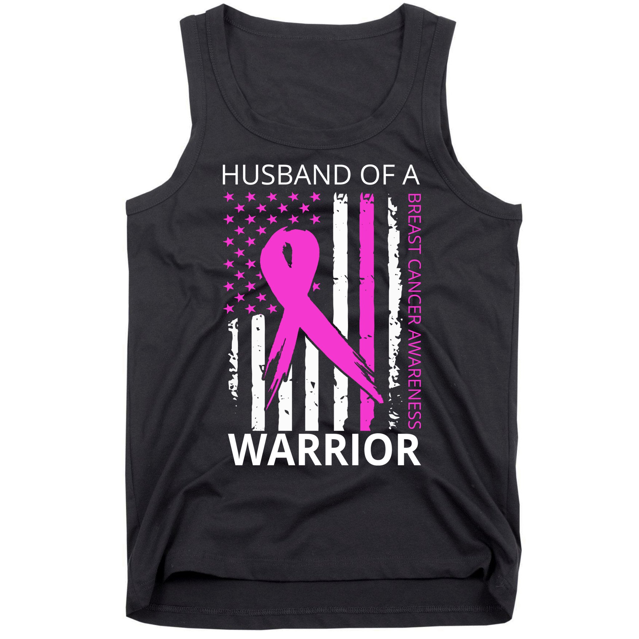 Husband Of A Warrior Breast Cancer Awareness Tank Top