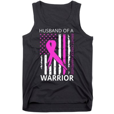 Husband Of A Warrior Breast Cancer Awareness Tank Top