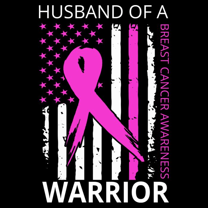 Husband Of A Warrior Breast Cancer Awareness Kids T-Shirt