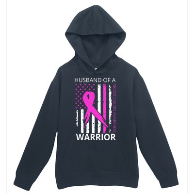 Husband Of A Warrior Breast Cancer Awareness Urban Pullover Hoodie