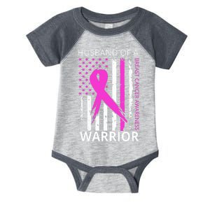 Husband Of A Warrior Breast Cancer Awareness Infant Baby Jersey Bodysuit