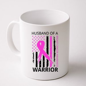 Husband Of A Warrior Breast Cancer Awareness Coffee Mug