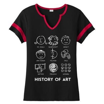 History Of Art For Teachers Students Ladies Halftime Notch Neck Tee