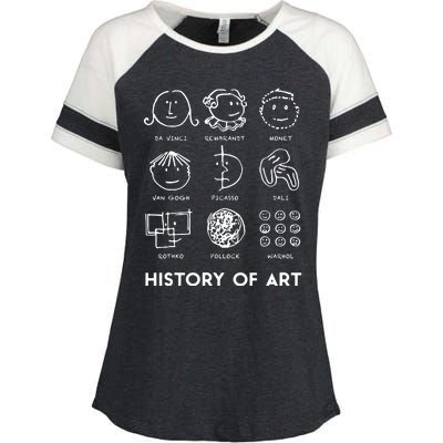 History Of Art For Teachers Students Enza Ladies Jersey Colorblock Tee