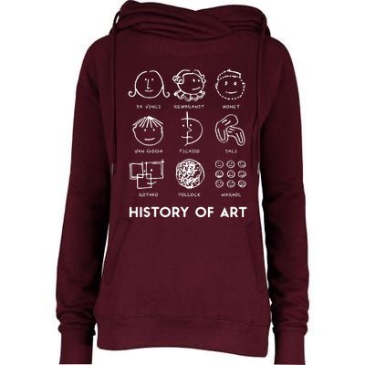 History Of Art For Teachers Students Womens Funnel Neck Pullover Hood