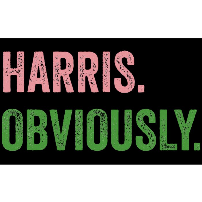 Harris. Obviously. A Vote For 2024 President Kamala Harris Bumper Sticker