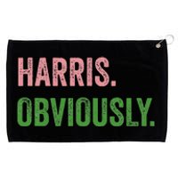 Harris. Obviously. A Vote For 2024 President Kamala Harris Grommeted Golf Towel