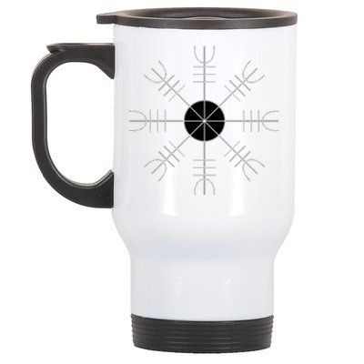 Helm Of Awe Asatru Gift Stainless Steel Travel Mug