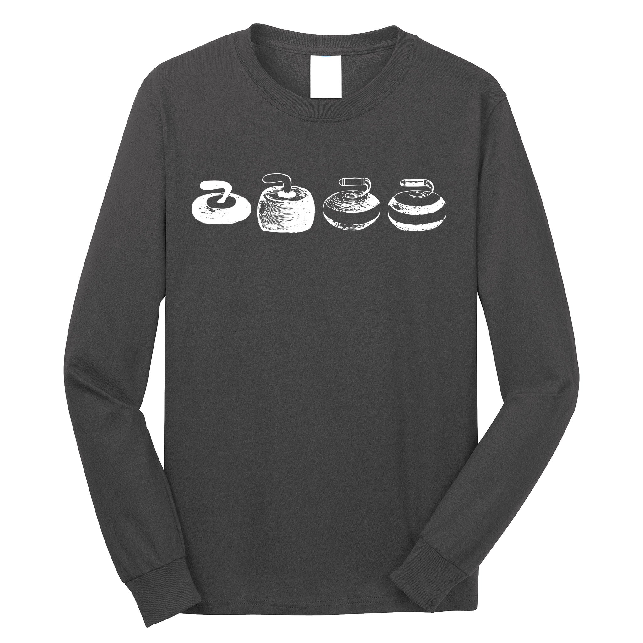 History Of A Curling Stone Funny Sports Gift Long Sleeve Shirt