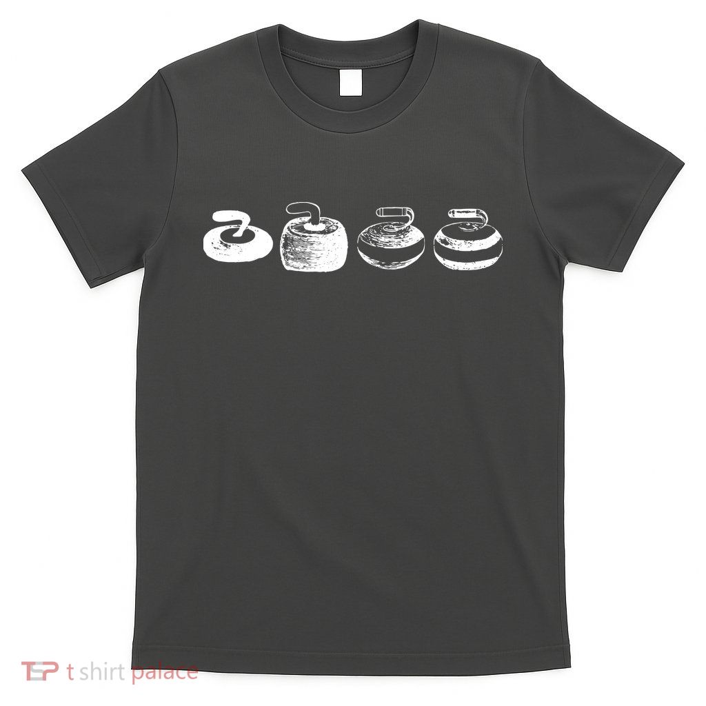 History Of A Curling Stone Funny Sports Gift T-Shirt