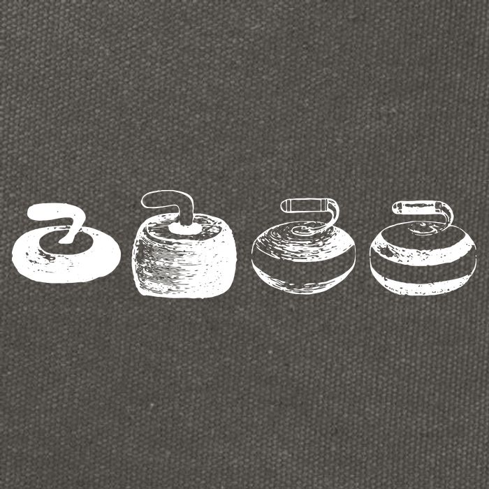 History Of A Curling Stone Funny Sports Gift Cotton Canvas Backpack
