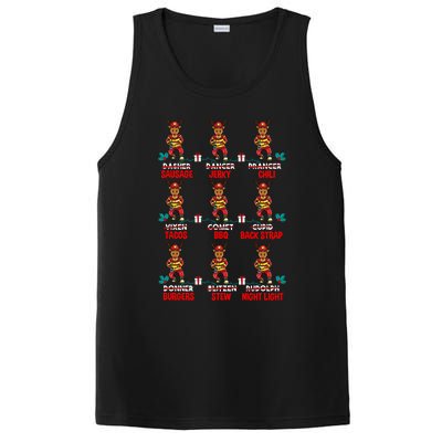 Hunter Of All Santa's Fire Reindeers Funny Deer Xmas Gift Cute Gift PosiCharge Competitor Tank