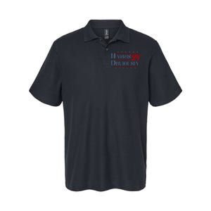 Harris. Obviously. A Vote For 2024 President Kamala Harris Softstyle Adult Sport Polo