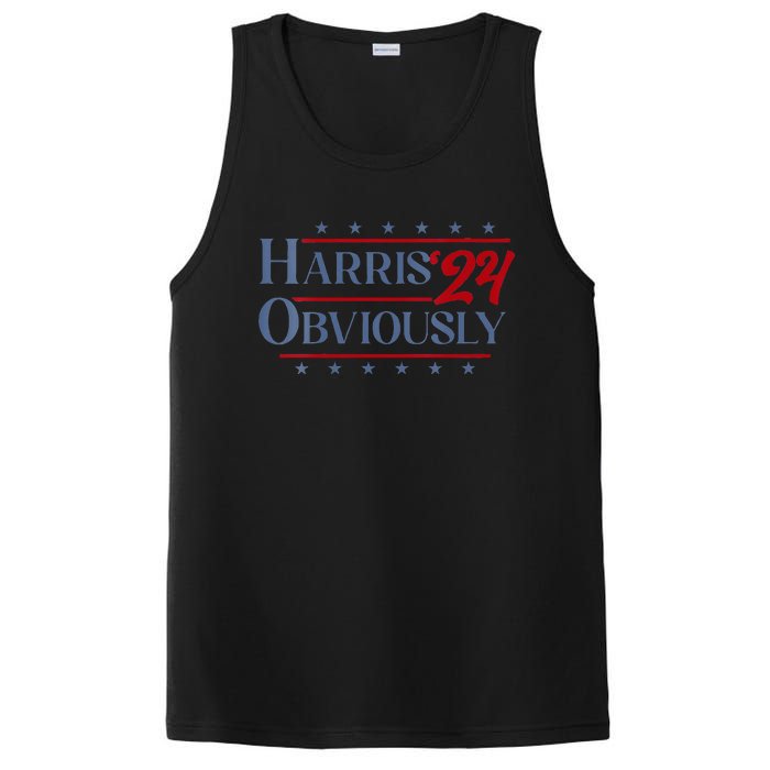 Harris. Obviously. A Vote For 2024 President Kamala Harris PosiCharge Competitor Tank