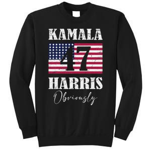 Harris. Obviously. A Vote For 2024 President Kamala Harris Sweatshirt