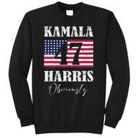 Harris. Obviously. A Vote For 2024 President Kamala Harris Tall Sweatshirt