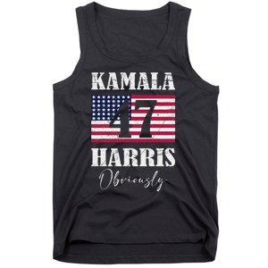 Harris. Obviously. A Vote For 2024 President Kamala Harris Tank Top