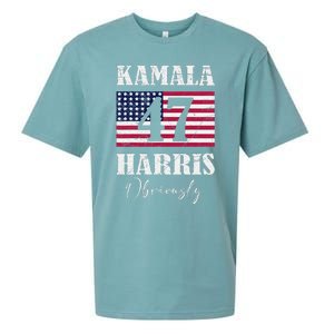 Harris. Obviously. A Vote For 2024 President Kamala Harris Sueded Cloud Jersey T-Shirt