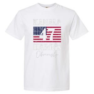 Harris. Obviously. A Vote For 2024 President Kamala Harris Garment-Dyed Heavyweight T-Shirt