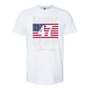 Harris. Obviously. A Vote For 2024 President Kamala Harris Softstyle CVC T-Shirt