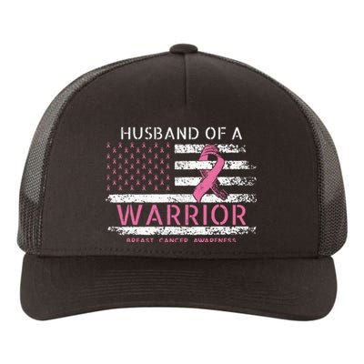 Husband Of A Warrior Breast Cancer Awareness Yupoong Adult 5-Panel Trucker Hat