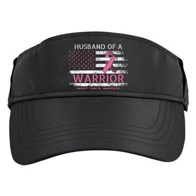 Husband Of A Warrior Breast Cancer Awareness Adult Drive Performance Visor