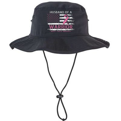 Husband Of A Warrior Breast Cancer Awareness Legacy Cool Fit Booney Bucket Hat